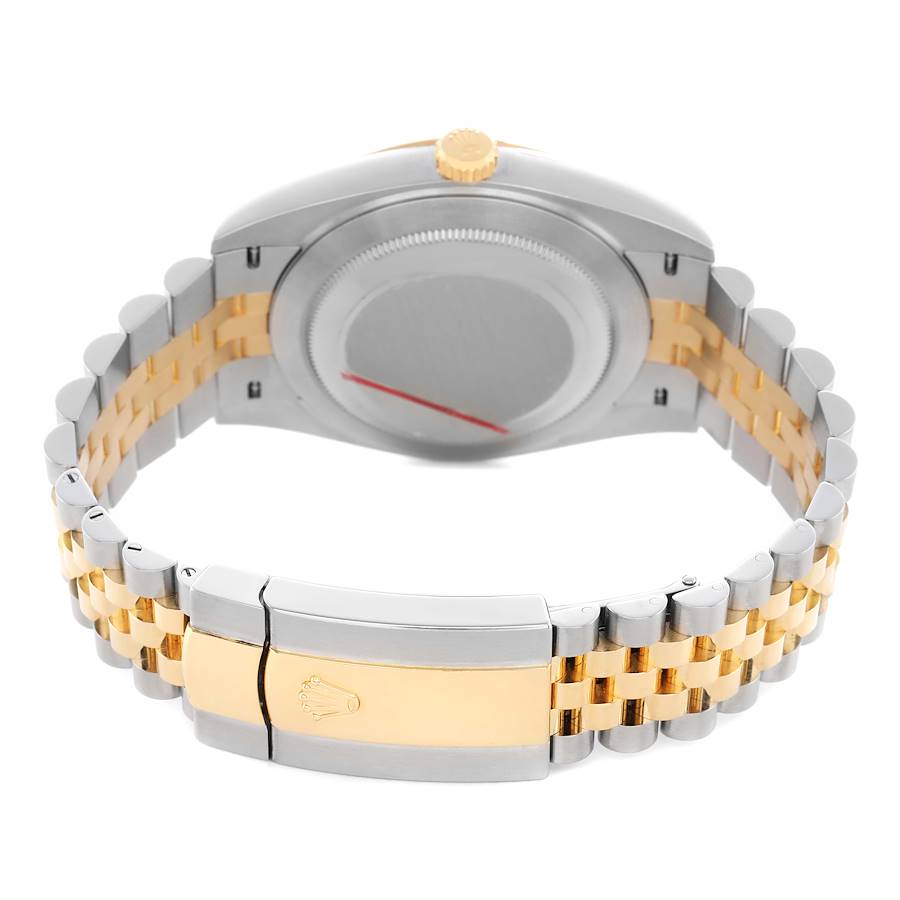 Rolex Datejust 41 Steel Yellow Gold Black Dial Mens Watch