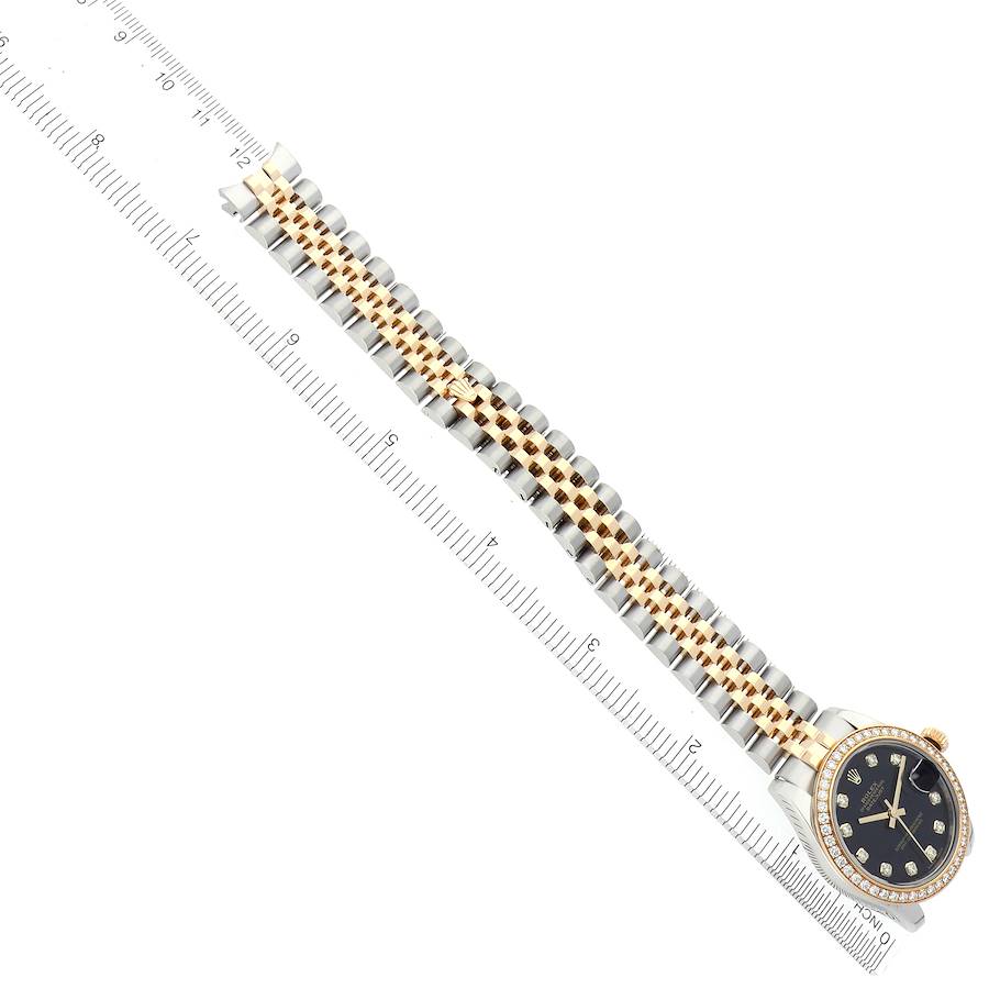 Rolex Datejust Midsize Steel Yellow Gold Diamond Ladies Watch