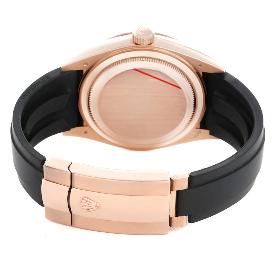 Rolex Sky Dweller Rose Gold Brown Dial Mens Watch