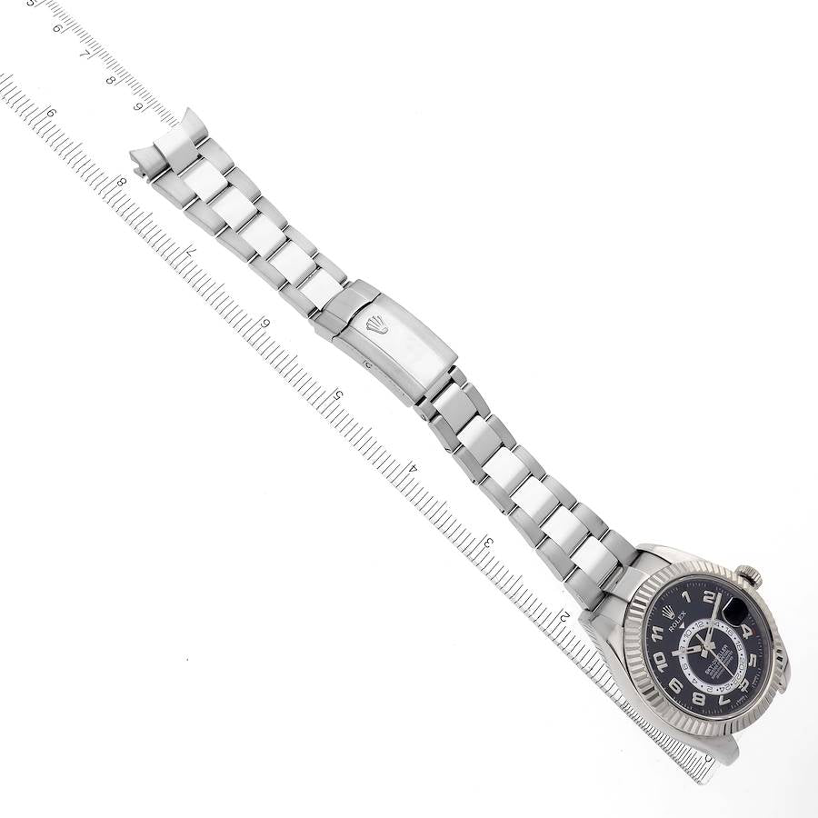 Rolex Sky-Dweller White Gold Black Dial Mens Watch