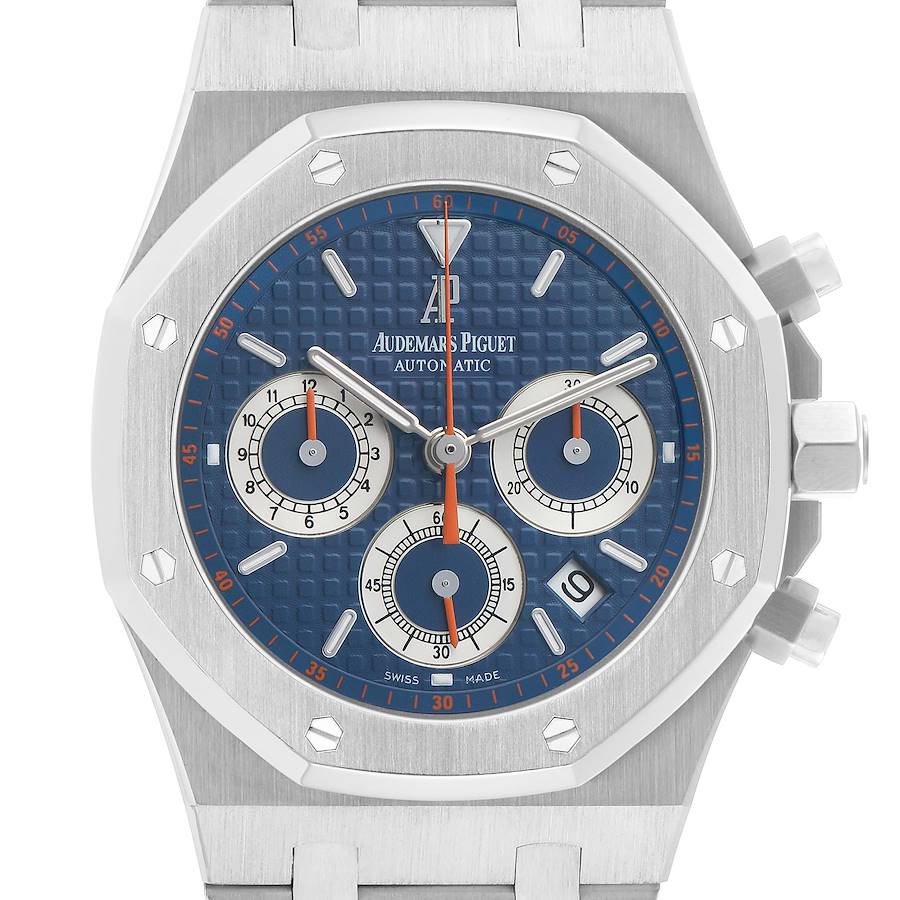 Audemars Piguet Royal Oak 39mm Blue Dial Steel Mens Watch