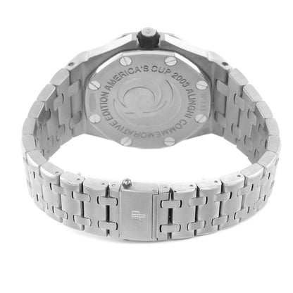 Audemars Piguet Royal Oak Alinghi LE Dual Time Steel Mens Watch