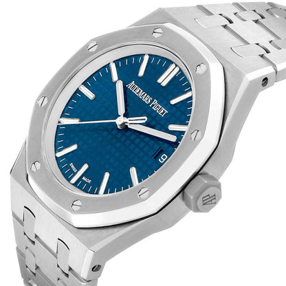 Audemars Piguet Royal Oak Steel Blue Dial Mens Watch