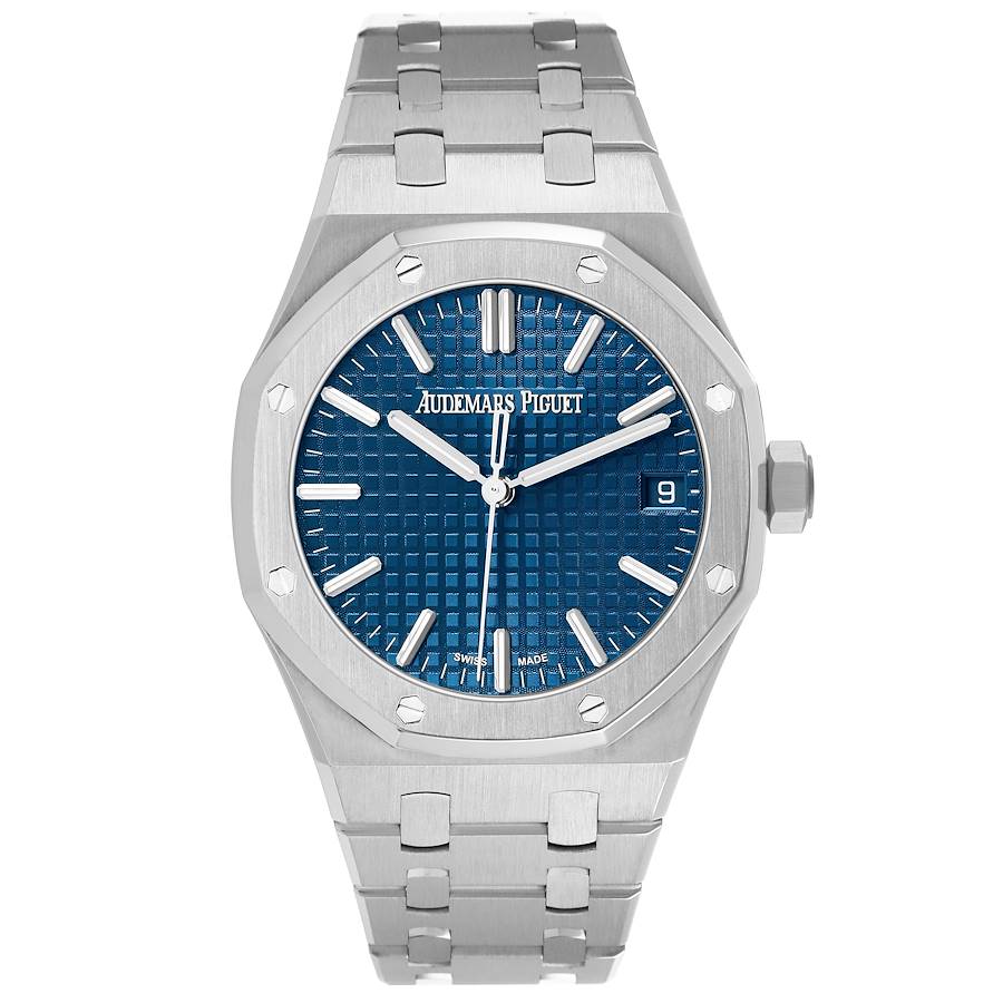 Audemars Piguet Royal Oak Steel Blue Dial Mens Watch