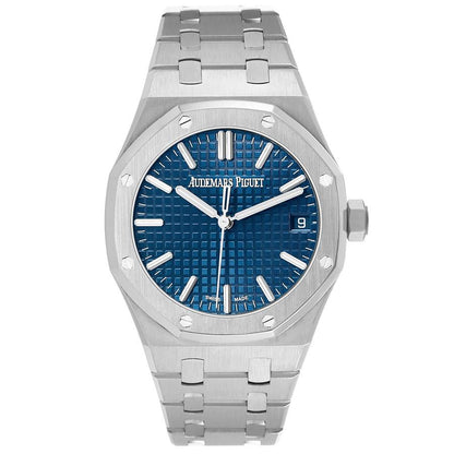 Audemars Piguet Royal Oak Steel Blue Dial Mens Watch