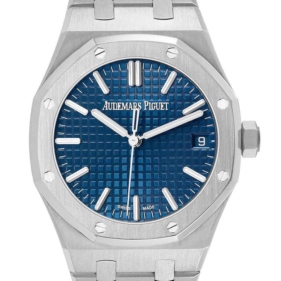 Audemars Piguet Royal Oak Steel Blue Dial Mens Watch