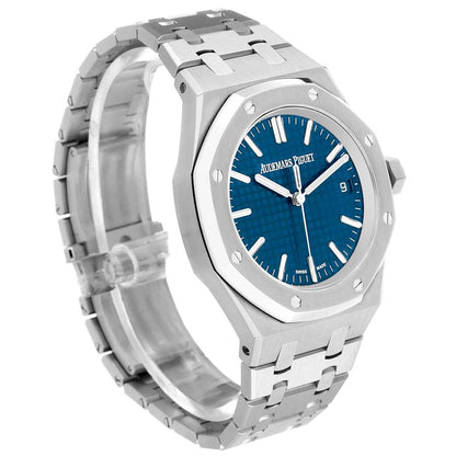 Audemars Piguet Royal Oak Steel Blue Dial Mens Watch