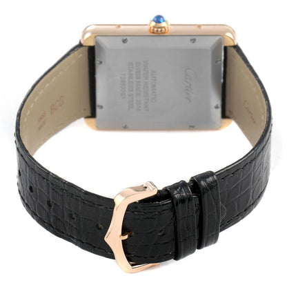 Cartier Tank Solo XL Rose Gold Mens Watch