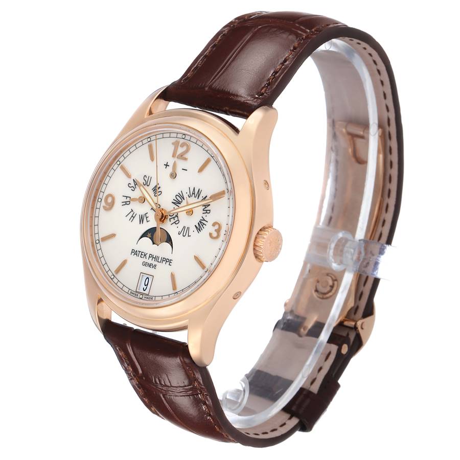 Patek Philippe Complications Annual Calendar Moon Phases Rose Gold Watch