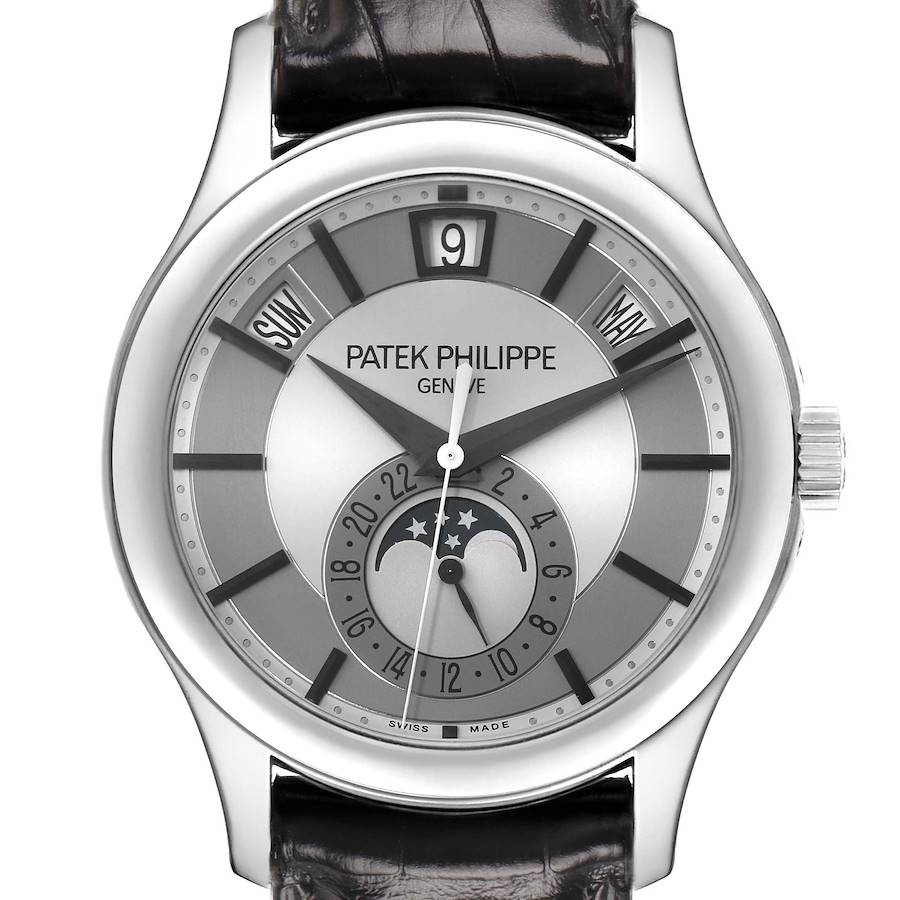 Patek Philippe Complications Annual Calendar White Gold Mens Watch