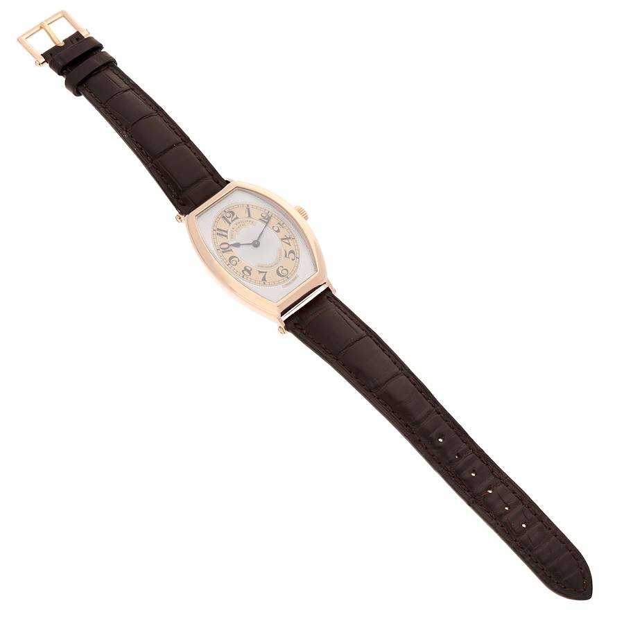 Patek Philippe Gondolo Rose Gold Silver Dial Mens Watch