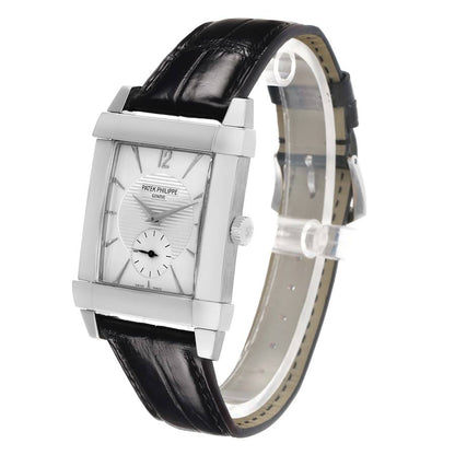 Patek Philippe Gondolo White Gold Silver Dial Mens Watch