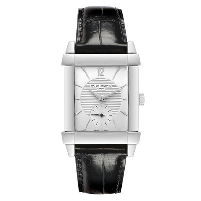 Patek Philippe Gondolo White Gold Silver Dial Mens Watch