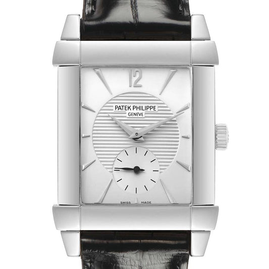 Patek Philippe Gondolo White Gold Silver Dial Mens Watch