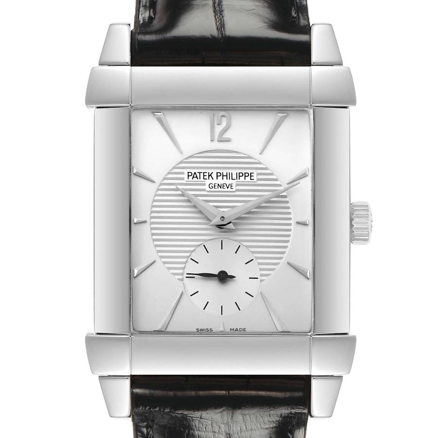 Patek Philippe Gondolo White Gold Silver Dial Mens Watch