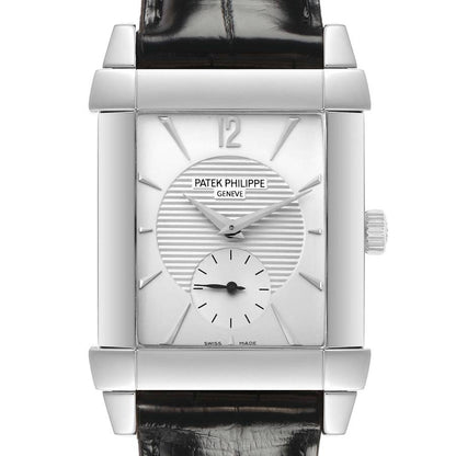 Patek Philippe Gondolo White Gold Silver Dial Mens Watch