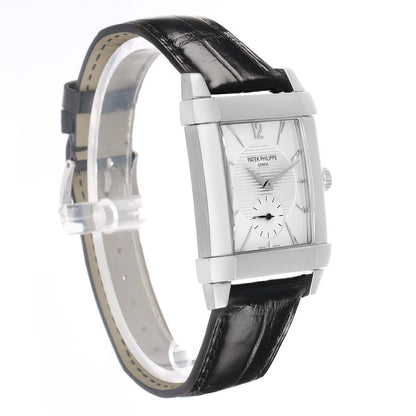 Patek Philippe Gondolo White Gold Silver Dial Mens Watch