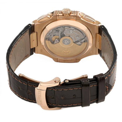 Patek Philippe Nautilus Chronograph Rose Gold Mens Watch