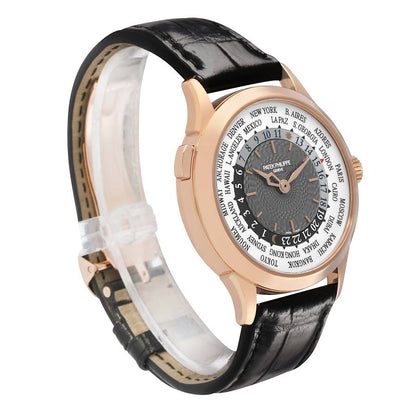 Patek Philippe World Time Complications Rose Gold Mens Watch