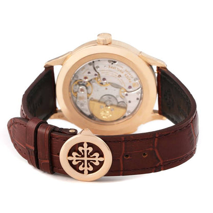 Patek Philippe World Time Complications Rose Gold Mens Watch