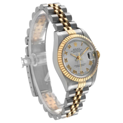Rolex Datejust 26 Slate Roman Dial Steel Yellow Gold Ladies Watch