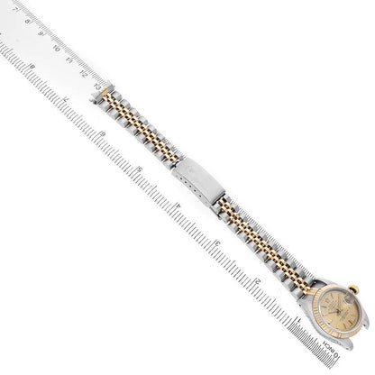 Rolex Datejust 26 Steel Yellow Gold Champagne Dial Ladies Watch
