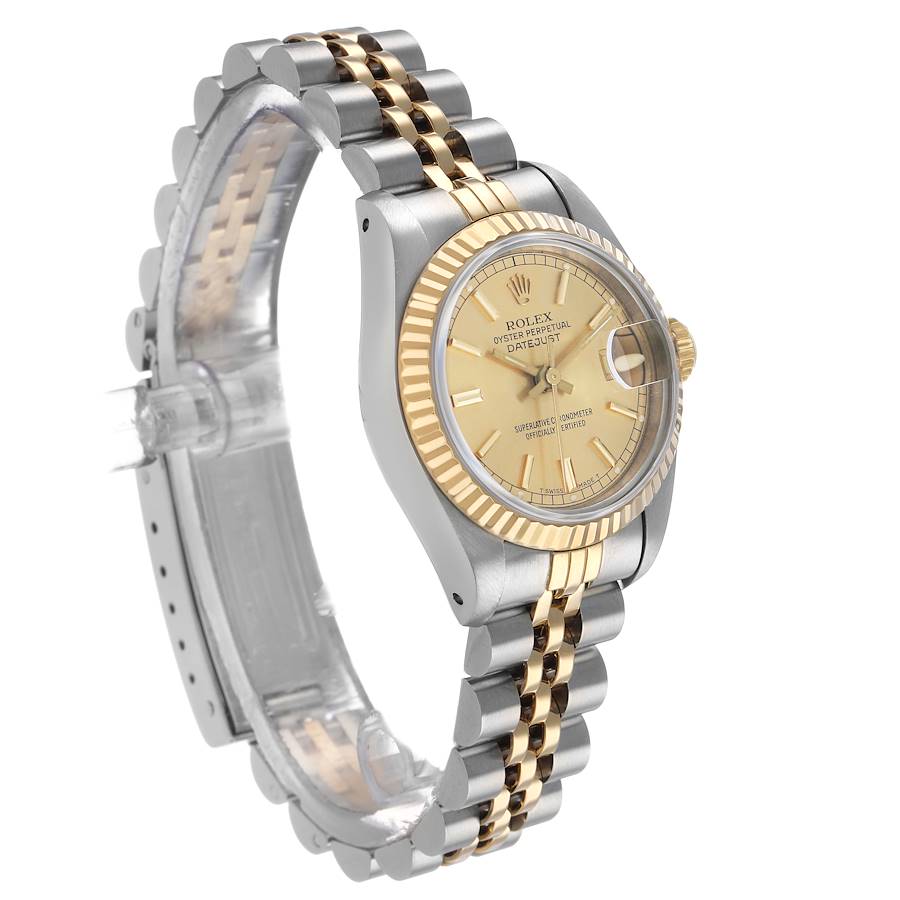 Rolex Datejust 26 Steel Yellow Gold Champagne Dial Ladies Watch