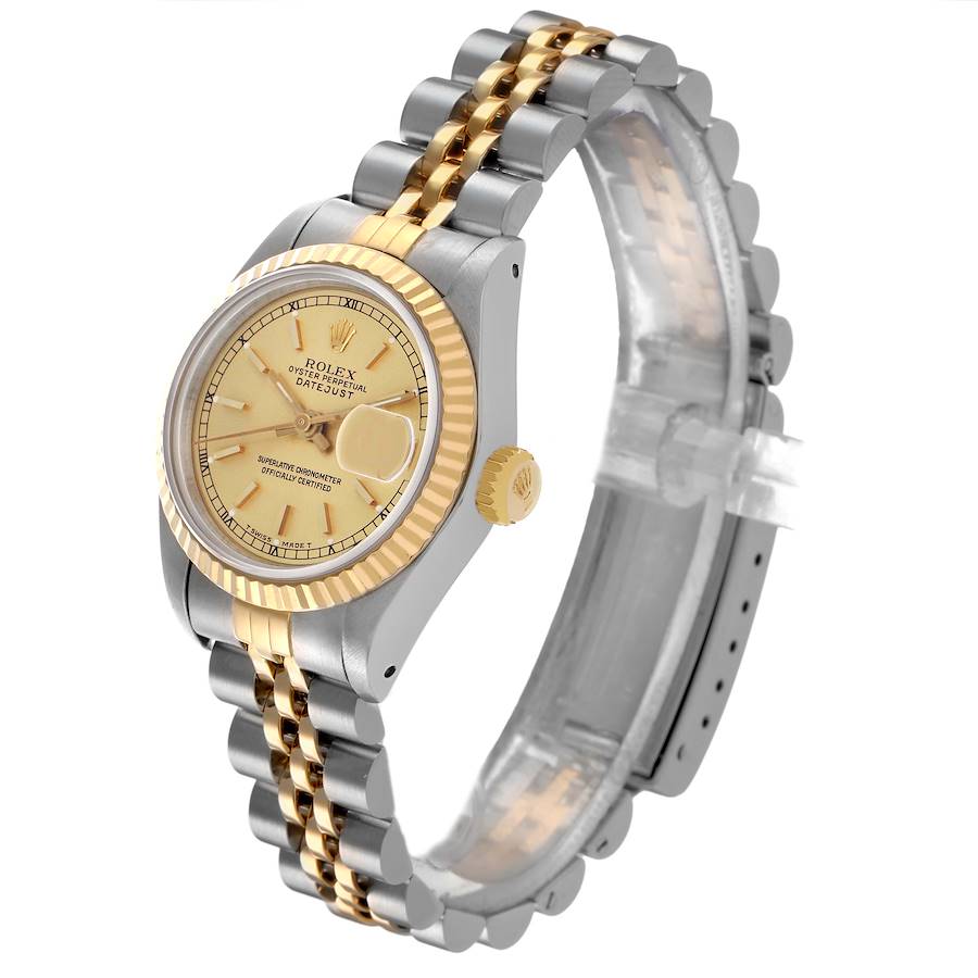 Rolex Datejust 26 Steel Yellow Gold Champagne Dial Ladies Watch