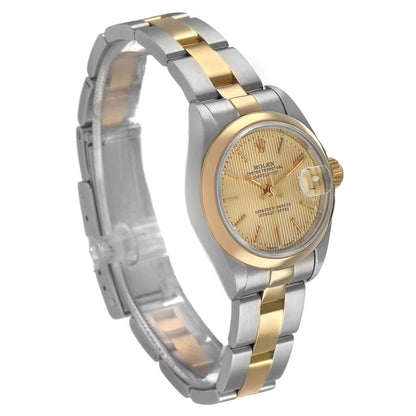 Rolex Datejust 26 Steel Yellow Gold Tapestry Dial Ladies Watch