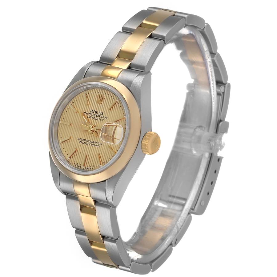 Rolex Datejust 26 Steel Yellow Gold Tapestry Dial Ladies Watch