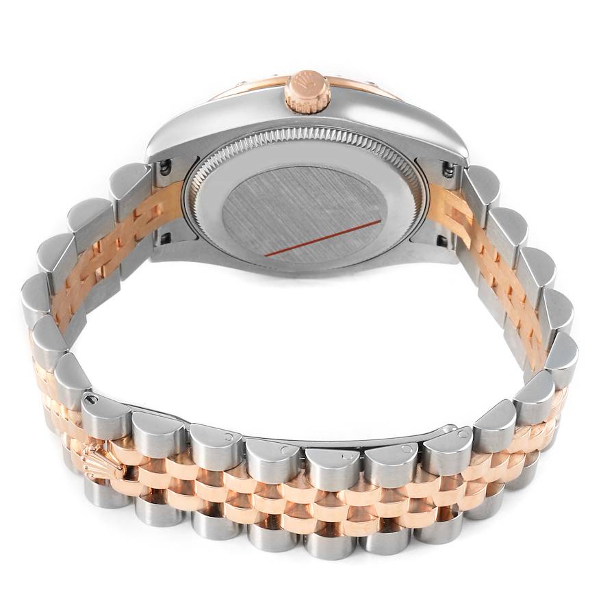 Rolex Datejust 31 Midsize Steel Rose Gold MOP Diamond Ladies Watch
