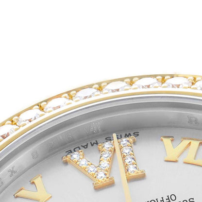 Rolex Datejust 31 Midsize Steel Yellow Gold Diamond Ladies Watch