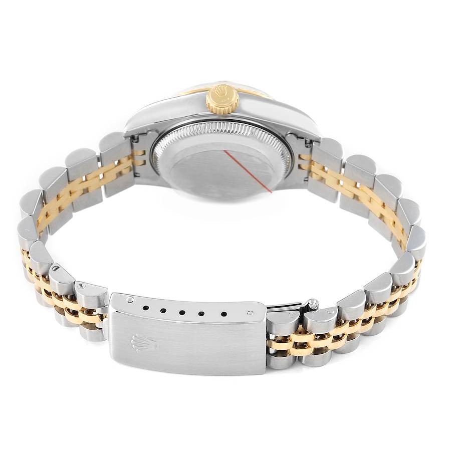 Rolex Datejust Champagne Roman Dial Steel Yellow Gold Ladies Watch