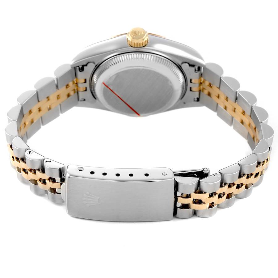Rolex Datejust Ivory Anniversary Dial Steel Yellow Gold Ladies Watch