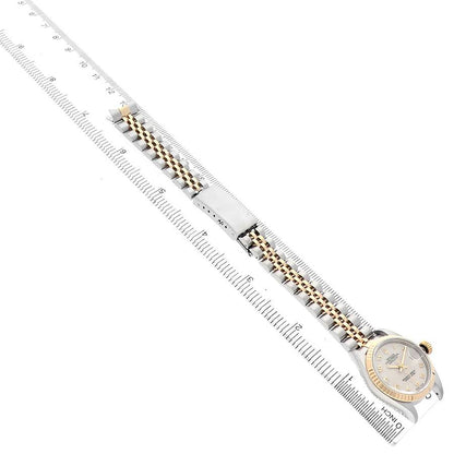 Rolex Datejust Ivory Anniversary Dial Steel Yellow Gold Ladies Watch