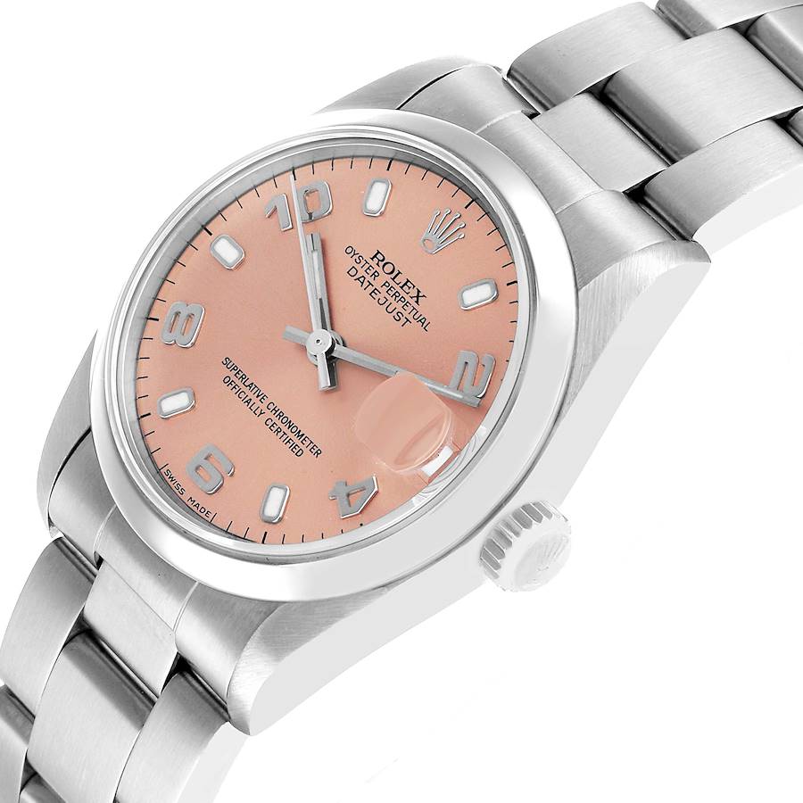 Rolex Datejust Midsize 31 Steel Salmon Dial Ladies Watch
