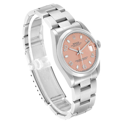 Rolex Datejust Midsize 31 Steel Salmon Dial Ladies Watch
