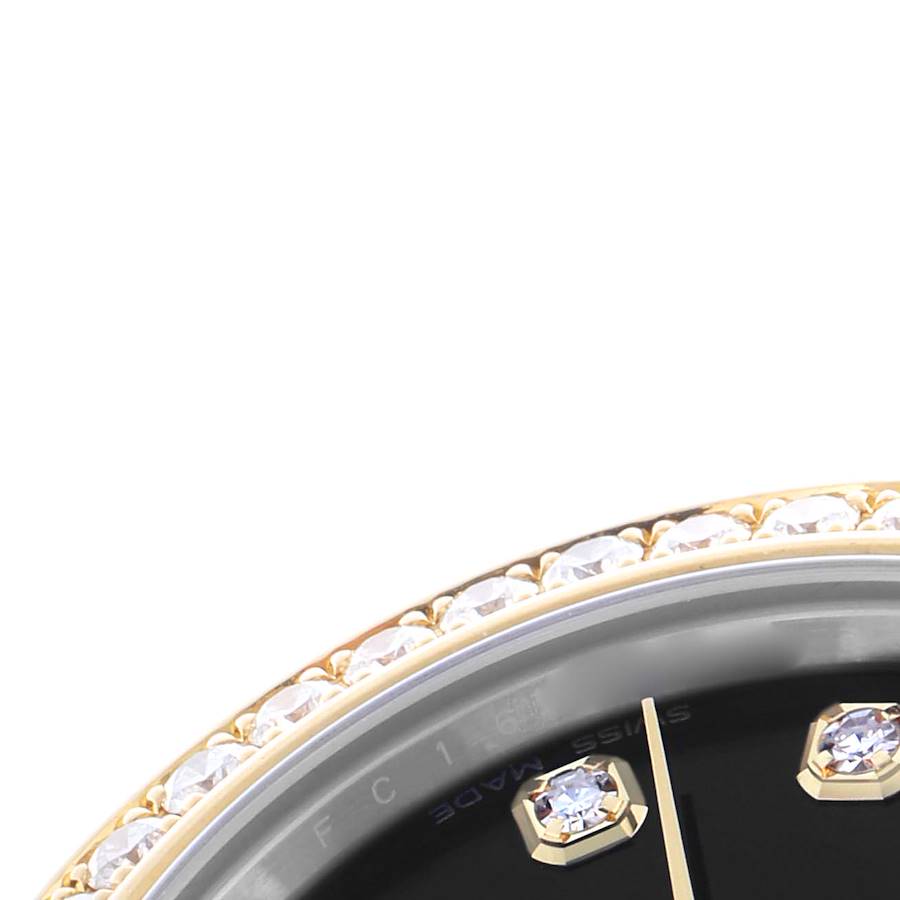 Rolex Datejust Midsize Steel Yellow Gold Diamond Ladies Watch