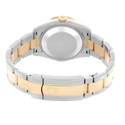 Rolex Datejust Midsize Steel Yellow Gold Diamond Ladies Watch
