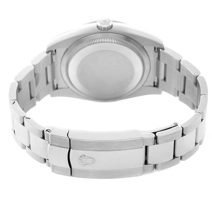 Rolex Datejust Steel White Gold Diamond Mother of Pearl Watch
