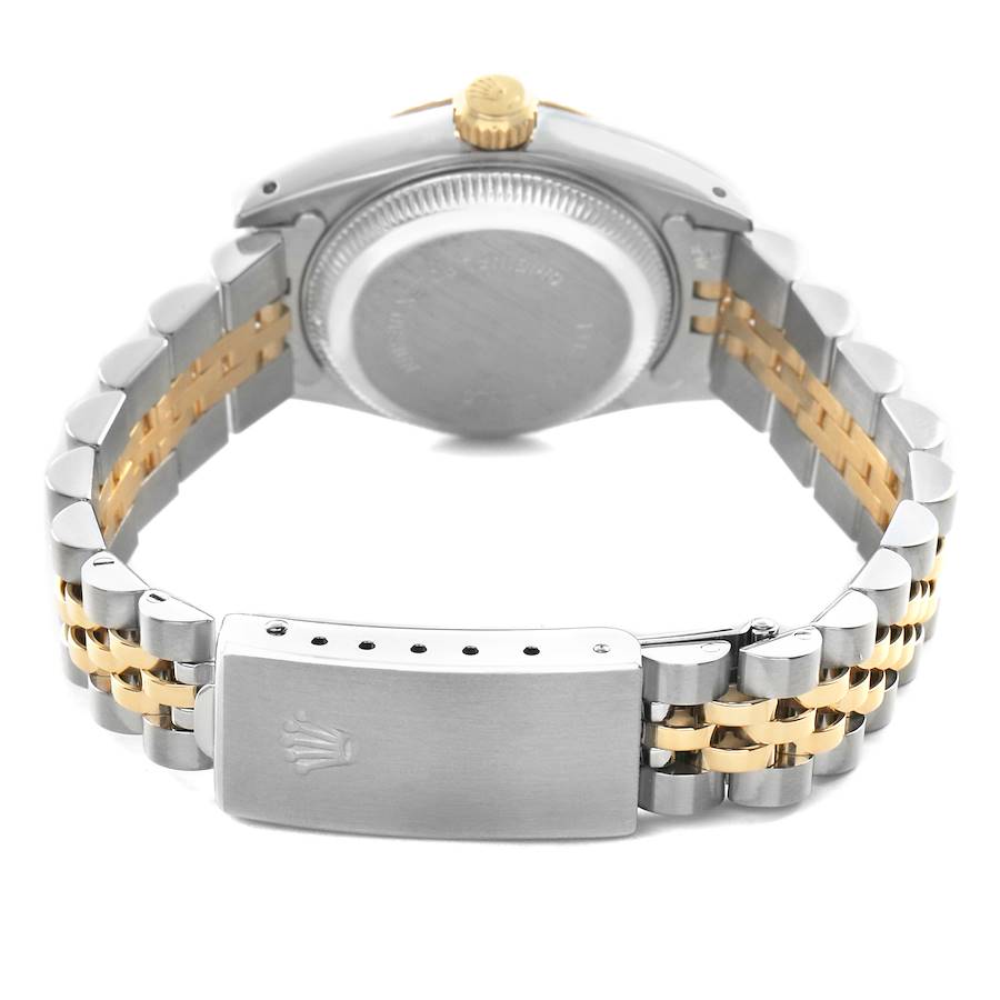 Rolex Datejust White Roman Dial Steel Yellow Gold Ladies Watch