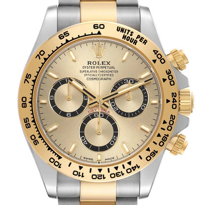 Rolex Daytona Champagne Dial Steel Yellow Gold Mens Watch