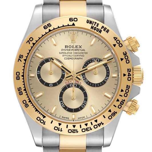 Rolex Daytona Champagne Dial Steel Yellow Gold Mens Watch