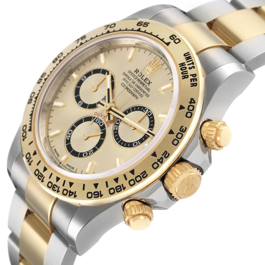Rolex Daytona Champagne Dial Steel Yellow Gold Mens Watch
