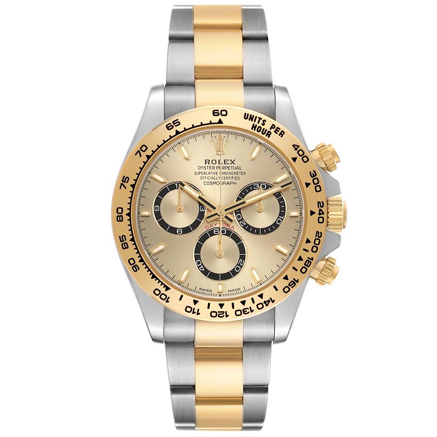 Rolex Daytona Champagne Dial Steel Yellow Gold Mens Watch