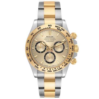 Rolex Daytona Champagne Dial Steel Yellow Gold Mens Watch