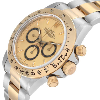 Rolex Daytona Inverted 6 Zenith Movement Steel Yellow Gold Mens Watch