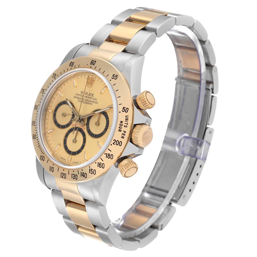 Rolex Daytona Inverted 6 Zenith Movement Steel Yellow Gold Mens Watch