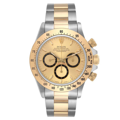 Rolex Daytona Inverted 6 Zenith Movement Steel Yellow Gold Mens Watch