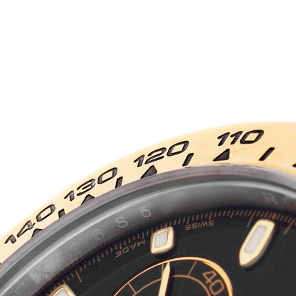 Rolex Daytona Steel Yellow Gold Black Dial Mens Watch